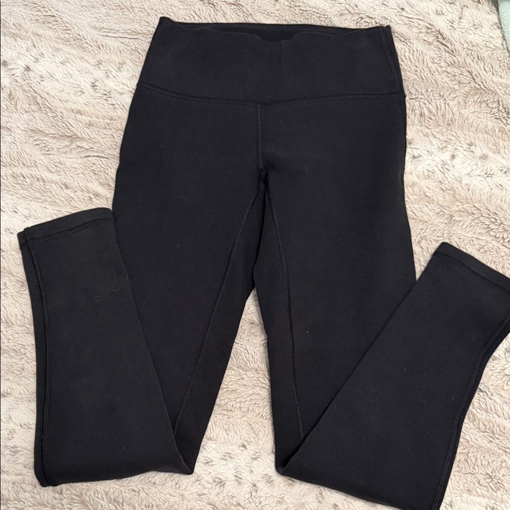 Lululemon Black Fleece Leggings Sz 4